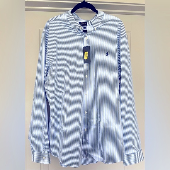 Polo Ralph Lauren Other - NWT POLO Ralph Lauren Striped Woven Shirt Size XXL